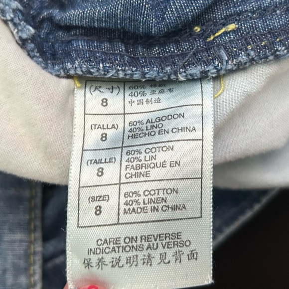 Max Studio Cotton/Linen Bermuda Shorts Size 8 - Picture 8 of 13